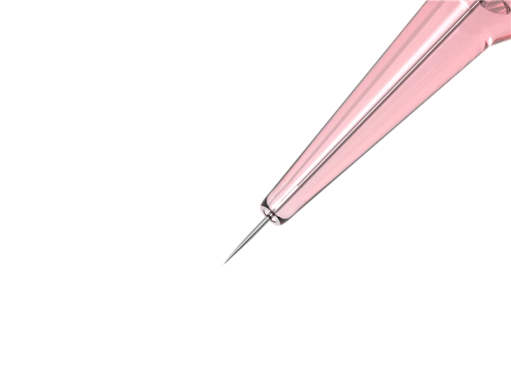 Pink Color Permanent Make Up Tattoo Cartridge Needle